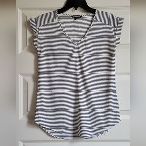 Express women's top with cuffed sleeves